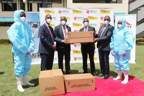 Equity Group Foundation And The Kenya COVID-19 Fund Board Kick Off Second Round of PPE Distribution To Public Hospitals, and Final Year Medical and Dental Students