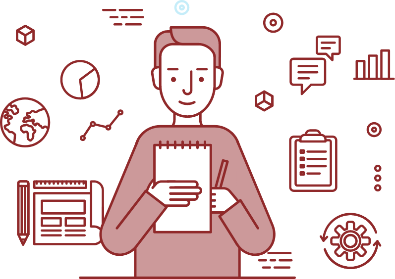 illustration of Newsroom