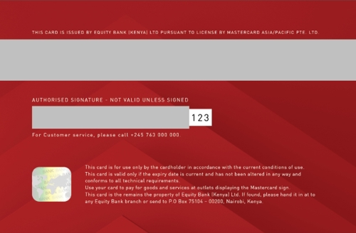 More on Equity Prepaid Card